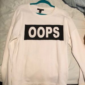 Oversized sweatshirt